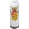 Sportflasche H2O Active® Base 650 ml mit Klappdeckel und Infusor