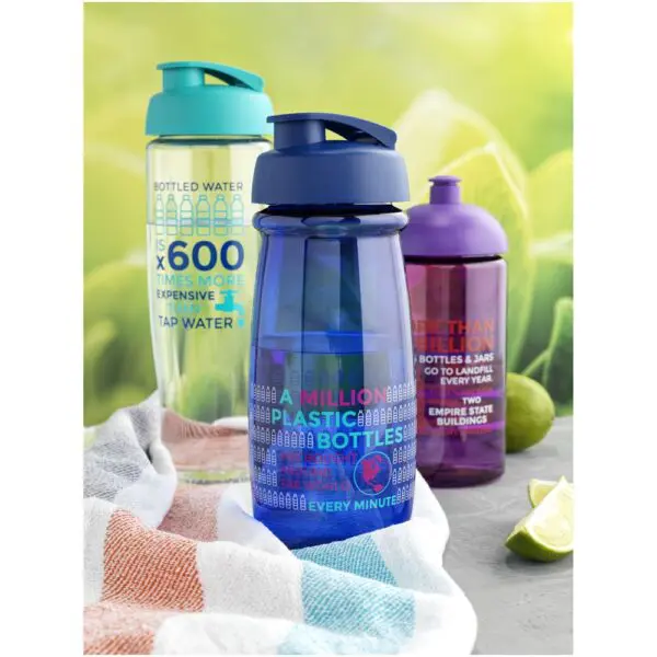 Sportflasche H2O Active® Pulse 600 ml mit Klappdeckel