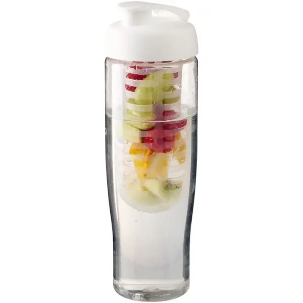 Sportflasche H2O Active® Tempo 700 ml mit Klappdeckel und Infusor