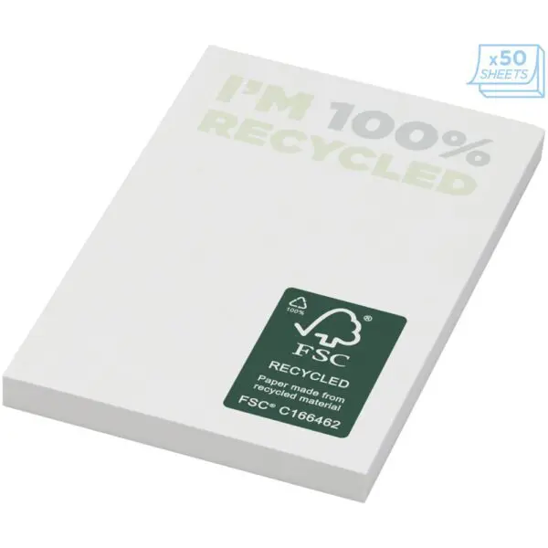 Sticky-Mate® recycelte Haftnotizen 50 x 75 mm