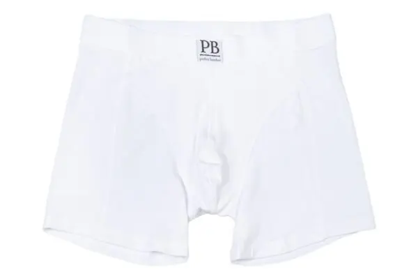 Unifarbene Boxershorts aus Baumwolle mit Logo