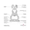 ROMINOX® Key Tool // Bunny - 16 functions (Osterhase)