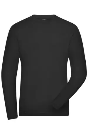 Men's BIO Stretch-Longsleeve Work - SOLID