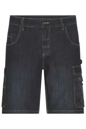 Workwear Stretch-Bermuda-Jeans