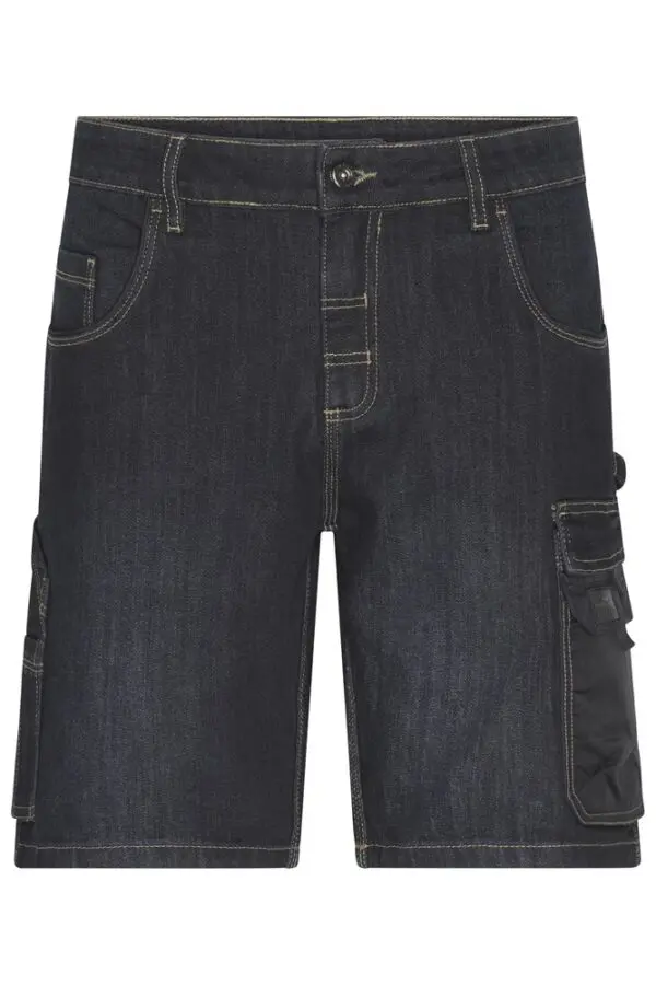 Workwear Stretch-Bermuda-Jeans