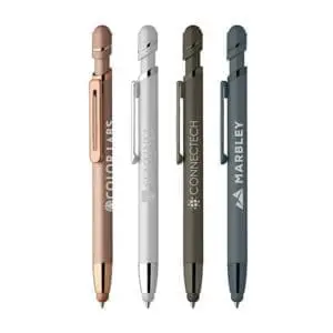 Kugelschreiber Atlantic Soft Touch Metallisch Stylus