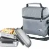 Cilio Isoliertasche ROCCA mit Lunchboxen grau