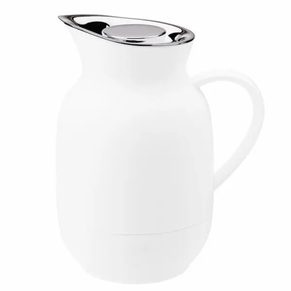 Kaffee Stelton Amphora Isolierkanne 1L soft white