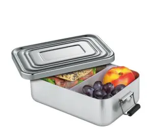 Küchenprofi Lunchbox klein Aluminium silber