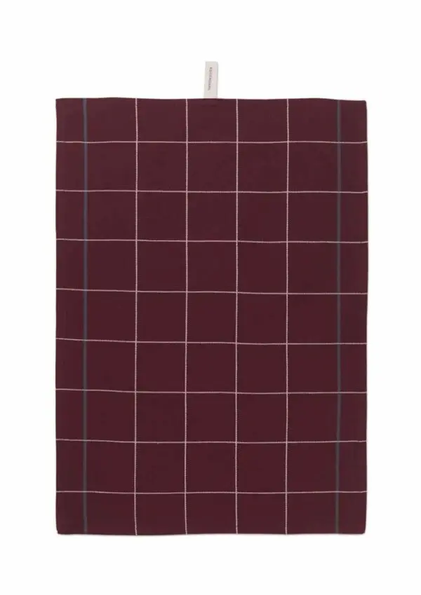 Rosendahl Gamma Geschirrtuch 50x70cm bordeaux