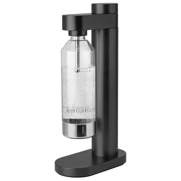 Stelton Brus Wassersprudler black metallic