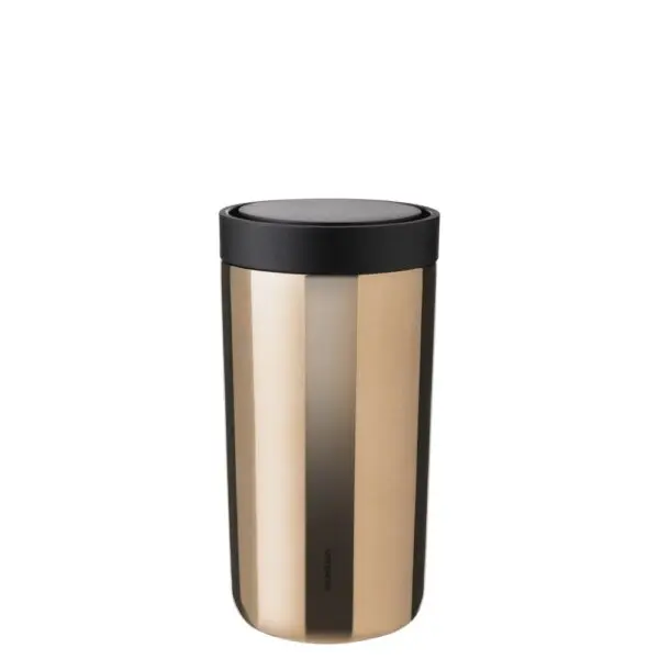 Stelton Isolierbecher To Go Click 200ml dark gold metallic