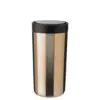 Stelton Isolierbecher To Go Click 400ml dark gold metallic