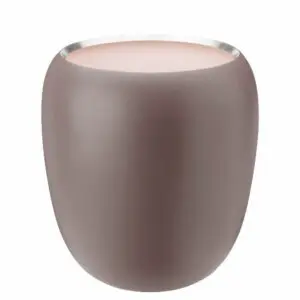 Stelton Ora Vase 20cm gross dark powder/powder