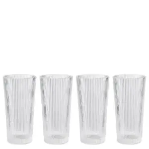 Stelton Pilastro Longdrink GIäser 300ml 4st klar