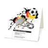 Geschenkartikel: ROMINOX® Key Tool Football / Fußball (18 Funktionen) im Motiv-Mäppchen Deutschland Fußballfan