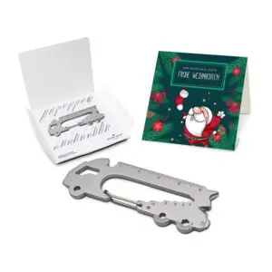 ROMINOX® Key Tool im Motiv-Mäppchen Frohe Weihnachten