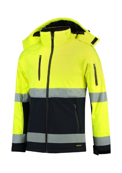 Bi-color EN ISO 20471 Softshell Unisex T52