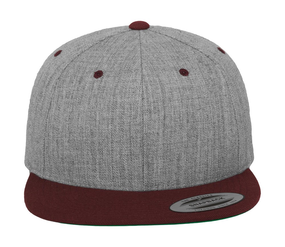 Heather Grey/Maroon