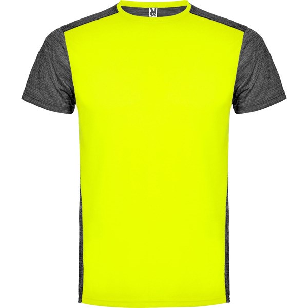 FLUOR YELLOW/HEATHER BLACK