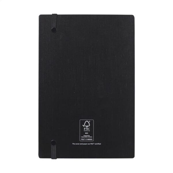 Bamboo Journal Naked Spine Notebook Black A5