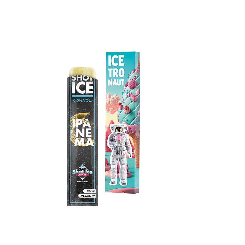 Shot Ice Wassereis, Sorte Icy Ipanema, alkoholfrei, 40 ml