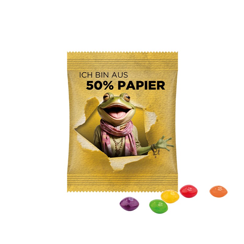 Folie mit ca. 50% Papieranteil