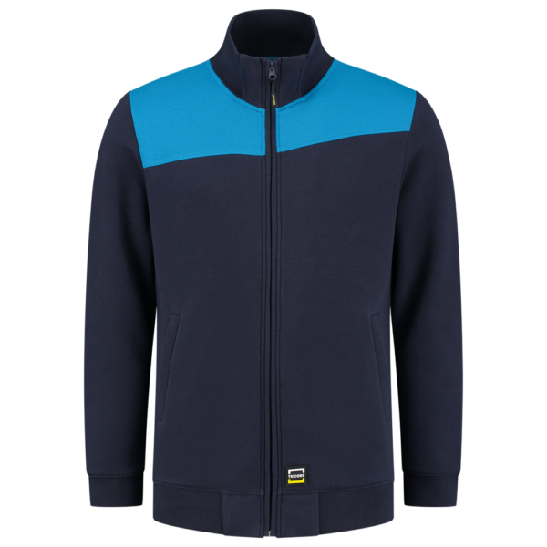 TRICORP Sweatjacke Bicolor Quernaht