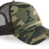 Beechfield Camo Snapback Trucker