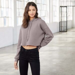 Bella + Canvas Cropped Kapuzensweatshirt