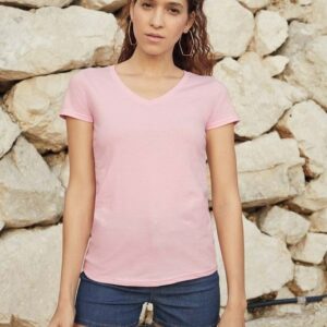 Fruit of the Loom Lady-fit Valueweight V-Neck T (61-398-0)