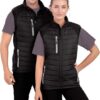 GILET Result BLACK COMPASS PADDED SOFT SHELL