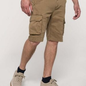 Kariban Bermuda-Shorts für Herren mit mehreren Taschen