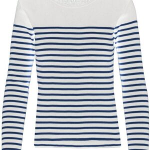 Kariban Damen-Marineshirt Langarm