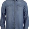 Kariban HERREN DENIM-HEMD LANGARM