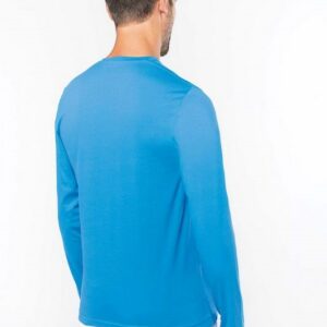 Kariban Men's long-sleeved V-neck T-shirt