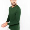 Kariban Men's long-sleeved crew neck T-shirt