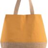 Kimood Baumwolltuch-Jute-Shoppingtasche