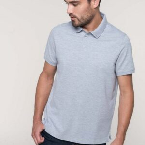 Kurzarm-Polohemd WK. Designed To Work für Herren mit Druckknopfleiste am Kragen