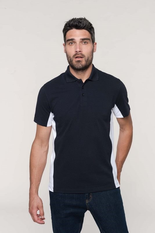 POLOSHIRT Kariban FLAG  > BICOLOR KURZARM