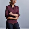 Shirt Russell Ladies' 3/4 Sleeve Easy Care Fitted