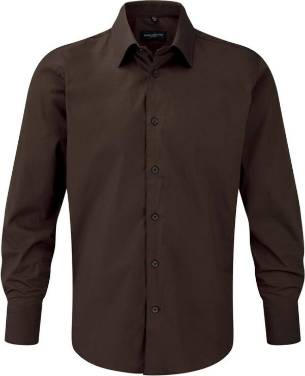 Shirt Russell Men's Long Sleeve Easy Care Fitted