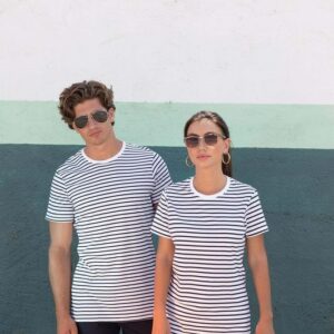 Skinni Fit Unisex Striped T-shirt