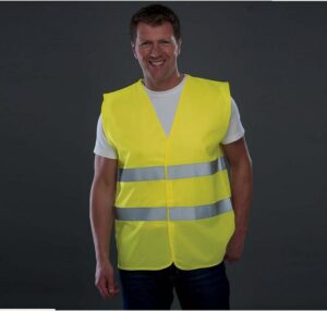 Yoko Hi-Vis 2 Bands Waistcoat