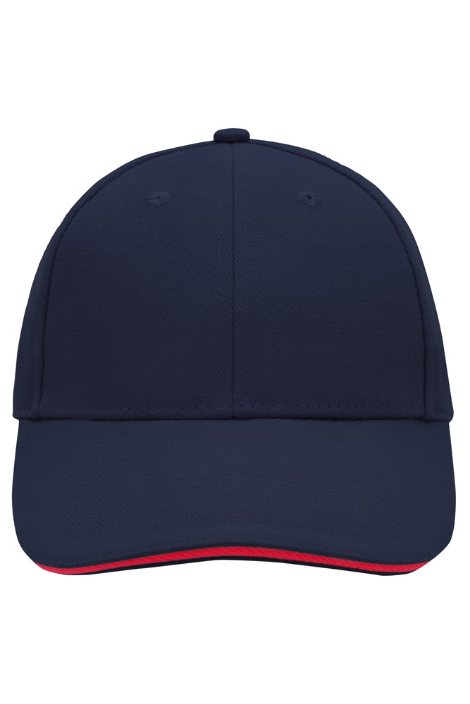 Navy/red