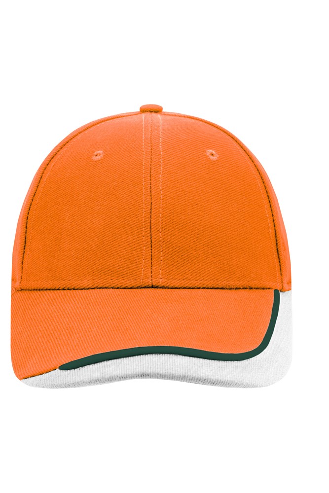 Orange/dark-green/white