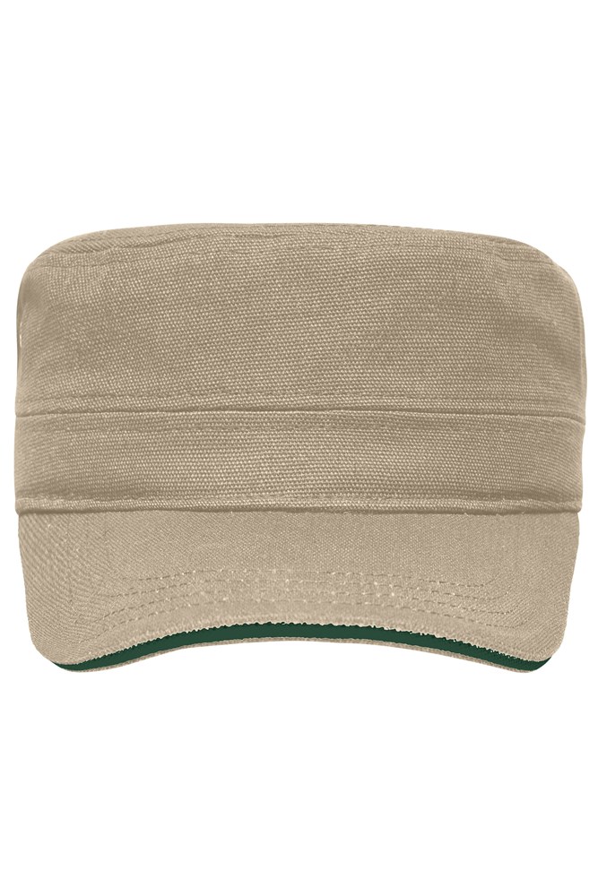 Khaki/dark-green