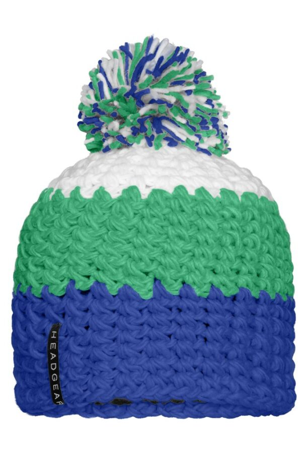 Crocheted Cap with Pompon