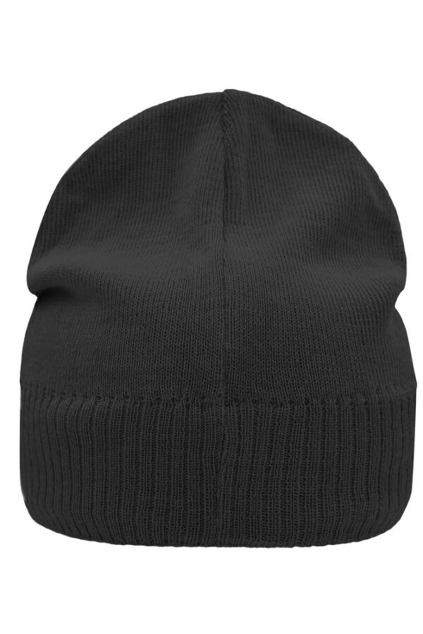 Knitted Beanie with Fleece Inset