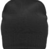 Knitted Beanie with Fleece Inset